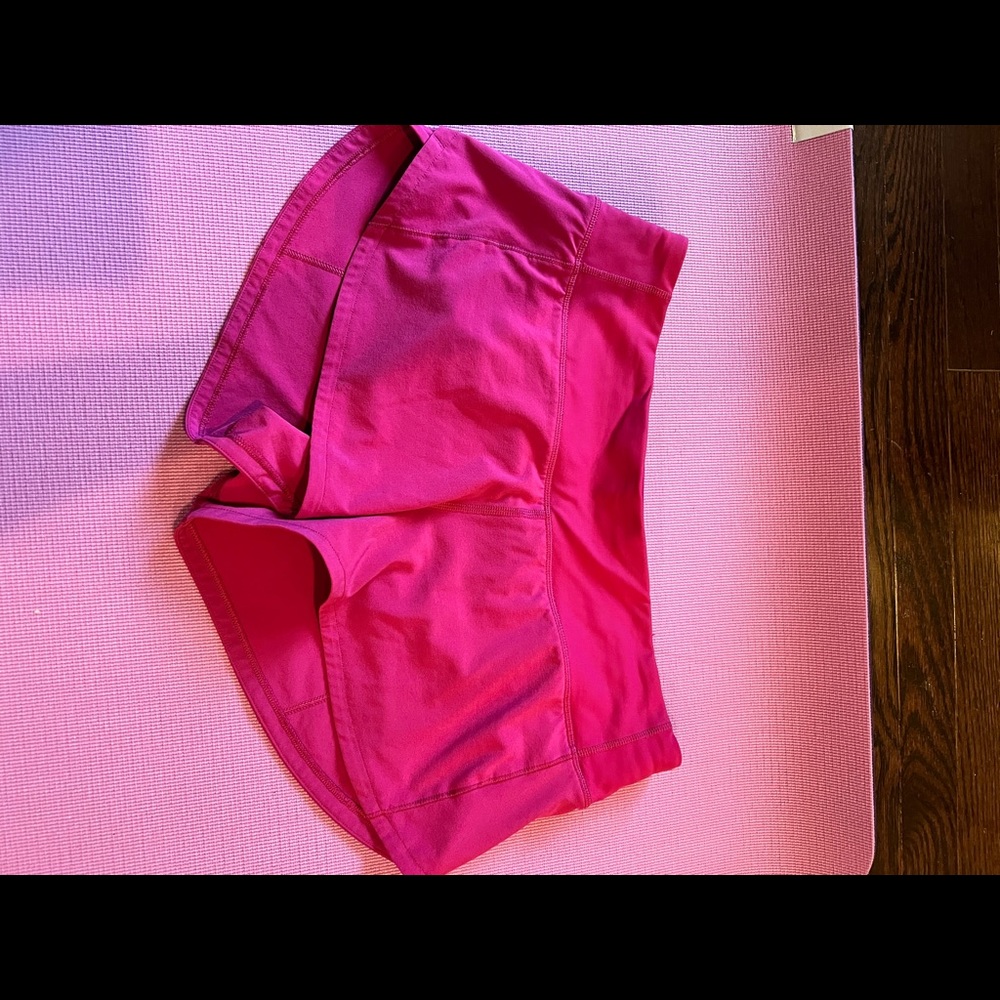 Run speed shorts Lululemon 2.5 sonic pink
